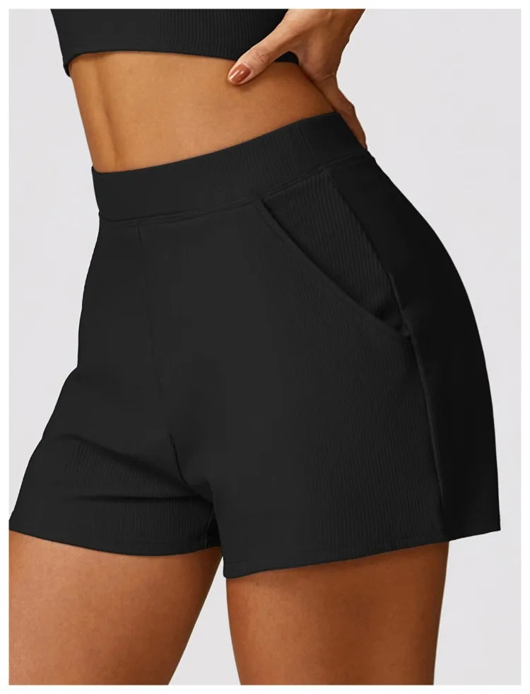 Women's Quick-Dry Pocket Sports Shorts