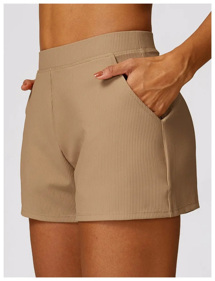 Women's Quick-Dry Pocket Sports Shorts