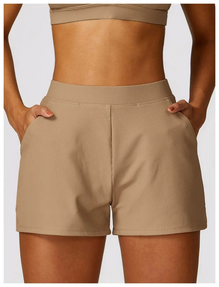 Women's Quick-Dry Pocket Sports Shorts