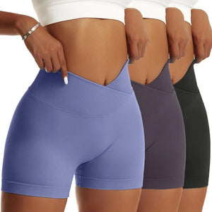 Women's High-Waist Scrunch Butt Shorts (3-Pack)