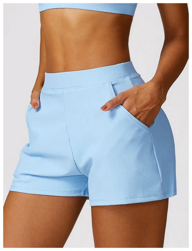 Women's Quick-Dry Pocket Sports Shorts