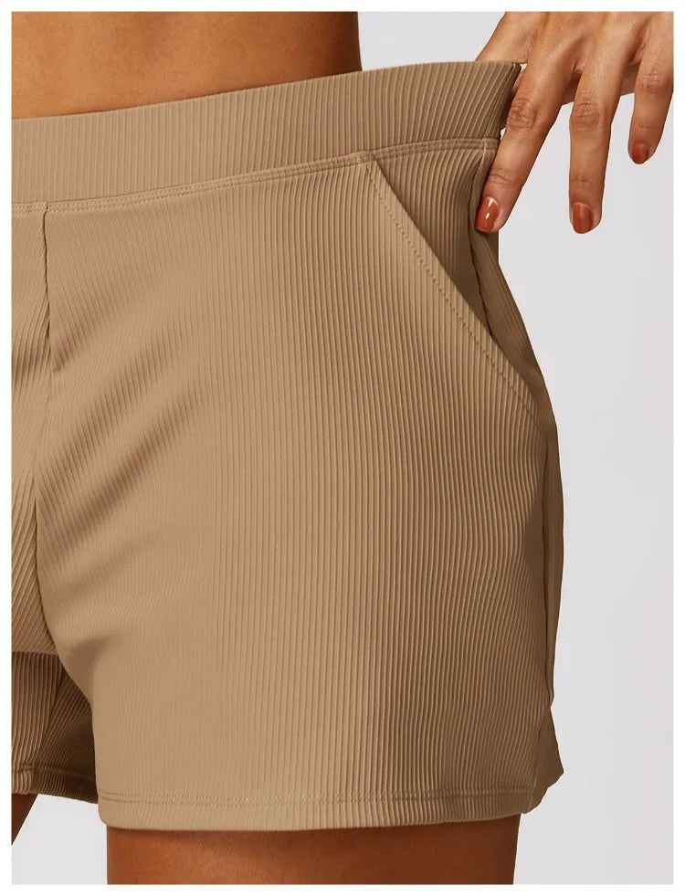 Women's Quick-Dry Pocket Sports Shorts