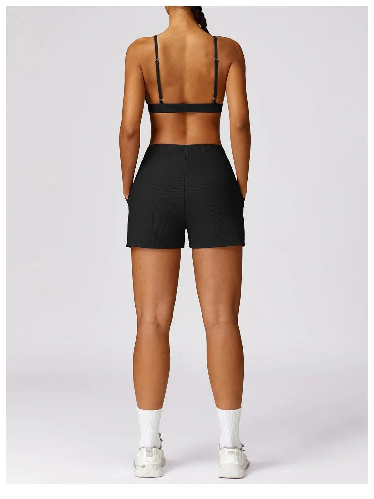 Women's Quick-Dry Pocket Sports Shorts