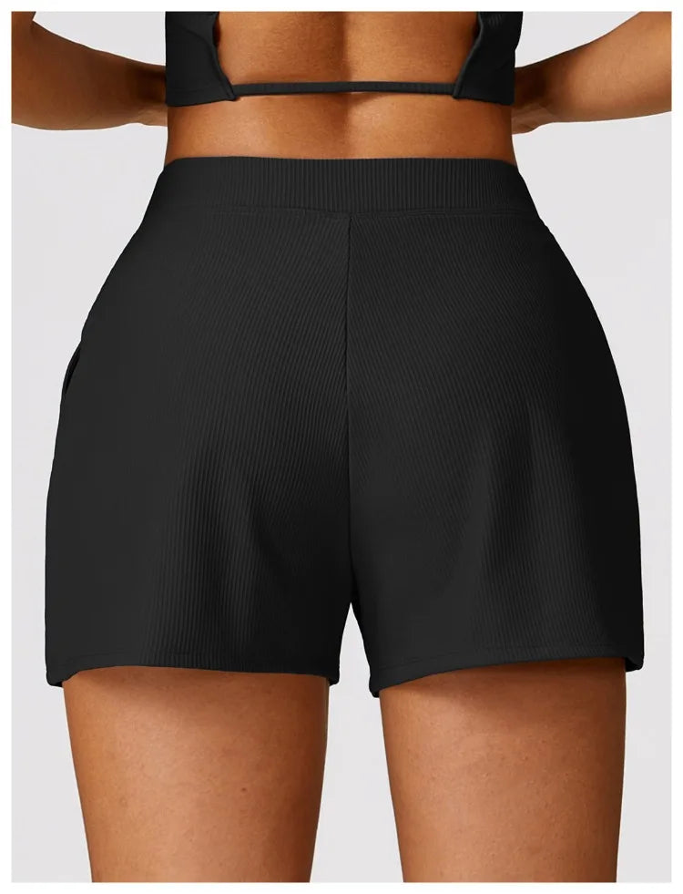 Women's Quick-Dry Pocket Sports Shorts